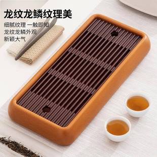 小型排水储两用电木盘家水用新款 高端茶具电木胶干泡小茶茶台2505