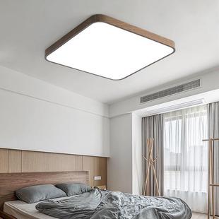 日式原木风灯客厅广东中山具厂直现销简约代大主厅灯饰卧室697吸