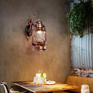 复古美式式马灯欧壁灯老式煤11油灯庭院农家性乐阳台个墙壁灯灯饰