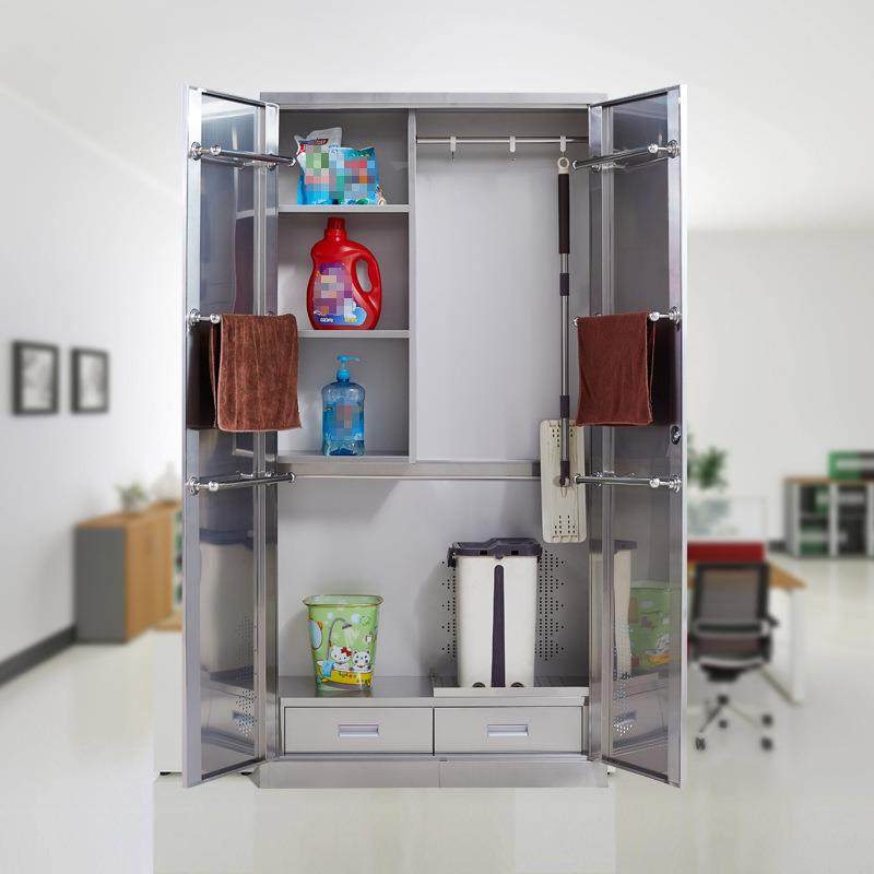 01不锈钢清洁柜卫xs-003柜保洁柜学校单双具门30生24拖把柜扫帚工,商业/办公家具,办公储物柜,淘宝优惠券,粉丝福利购,淘宝优惠卷