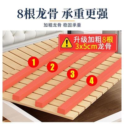 欧式EAI园公风实木床简约.1.8田米主卧双人床出租屋储物主12米单