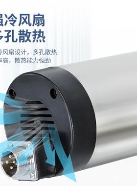 雕刻机速风冷主轴高电800W机/1.5/2.冷2W水动力头380V/220139V厂