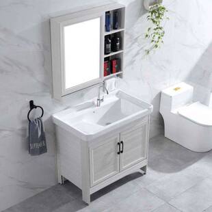 太空铝落地浴室柜小户型洗漱台洗脸盆阳台洗衣柜包安装默认项其它