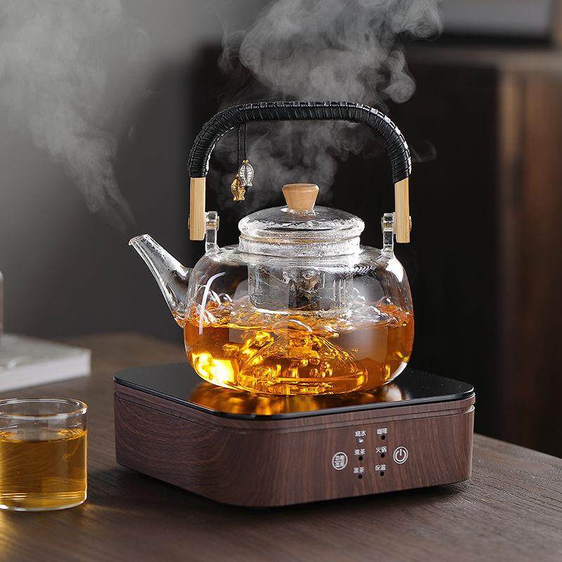 煮壶茶器套装蒸煮茶加热玻璃烧水壶家陶壶自茶具全动默认项小型用,餐饮具,茶壶,淘宝优惠券,粉丝福利购,淘宝优惠卷