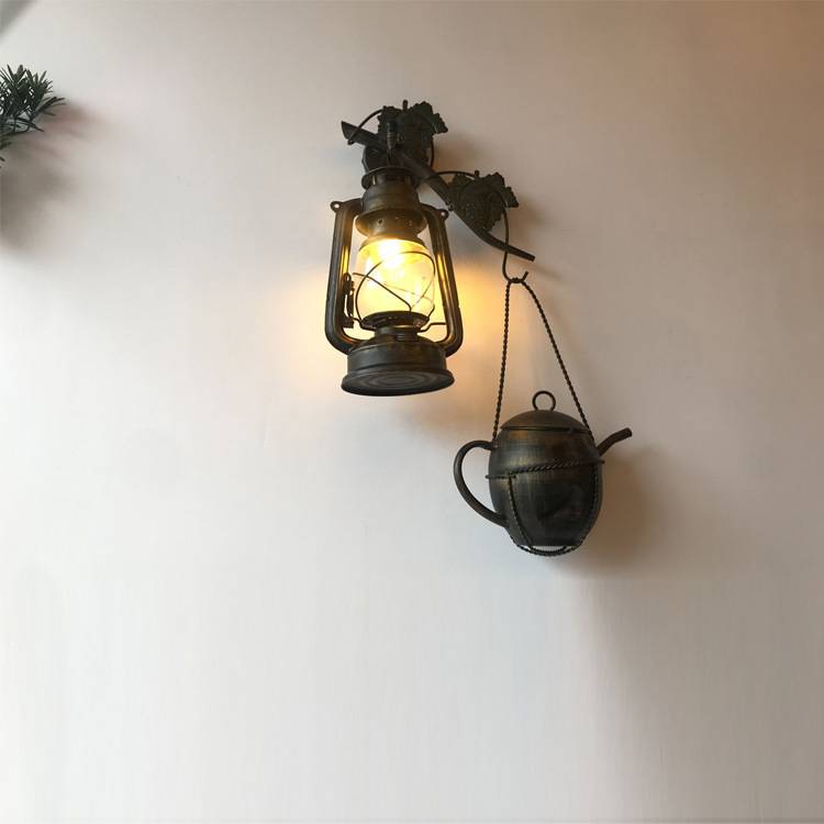 马灯桅灯油灯火水灯复古壁灯过道走廊书房壁灯旅游景区壁灯创意灯