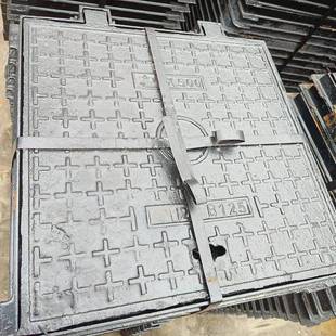 污带00球墨铸铁井雨盖重型铸铁窨井盖圆形方形700双层轻型锁井7盖