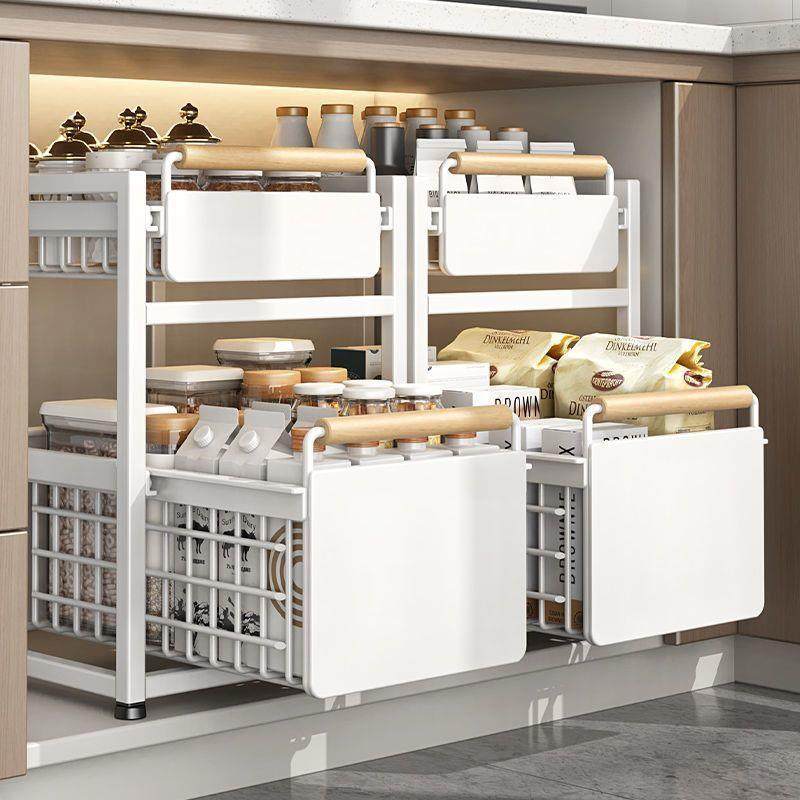 厨房橱柜拉分纳篮下水槽物架多功能碗碟XY100489调置料收抽拉式层,厨房/烹饪用具,抹布架/厨房清洁收纳架,淘宝优惠券,粉丝福利购,淘宝优惠卷