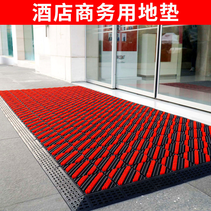三合一地垫拼接进大门地毯家用别墅防水放滑除尘抗压商用入户门垫