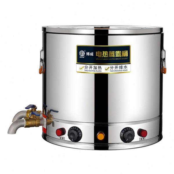 不锈钢电加热汤桶商用鸳鸯锅大容量熬汤保温鸳鸯桶煮面麻辣烫卤肉,厨房电器,商用保温锅/保温桶,淘宝优惠券,粉丝福利购,淘宝优惠卷