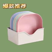 日式 餐桌垃圾盘碟吐骨碟家用骨碟骨头碟创意塑料菜碟小碟子带底座