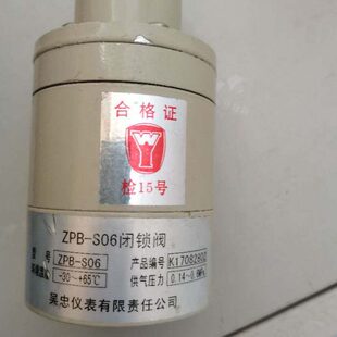 S06闭锁阀ZPB ZPA S06 S10 ZPBS 吴忠仪表ZPB