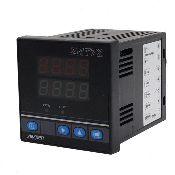 ZNT72 ZN72双数显智能电子8位计数累加多功能计时转速计米器频率