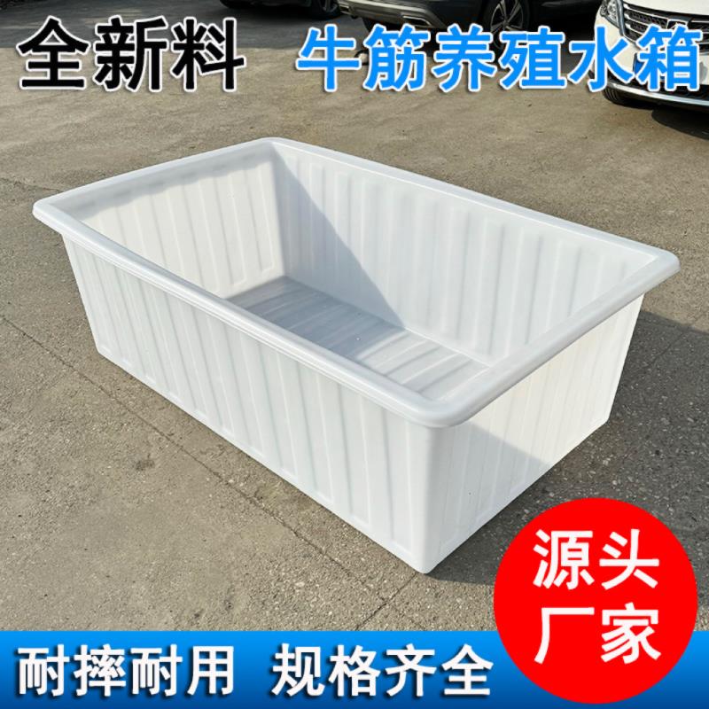 塑料水箱加厚大号浅盆长方形桶养鱼养龟箱周转箱纺织箱水产养殖箱