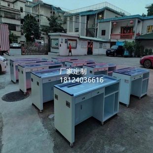 审讯桌办案中心一体智能信息化审讯台问谈话桌钢制烤漆定制研判桌