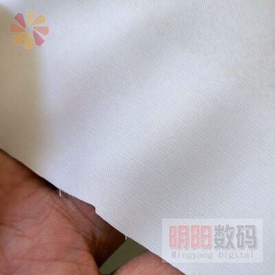 209号弹力软缎面布微弹梭织布平纹致密数码印花定制加工专用面料