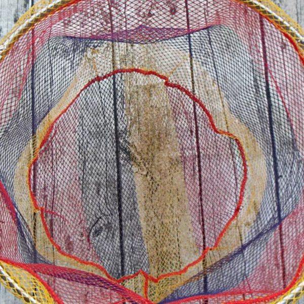 不锈钢折叠抄网头彩色40-50cm网深捞鱼网涂胶防挂绞丝网兜,户外/登山/野营/旅行用品,抄网头,淘宝优惠券,粉丝福利购,淘宝优惠卷