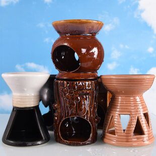 卧室蜡烛家用香薰灯精油灯浪漫陶瓷香薰炉精油蜡烛