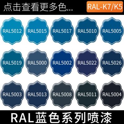 劳尔5019/5015/5017交通蓝标识警告牌翻新机床设备机械修复喷漆