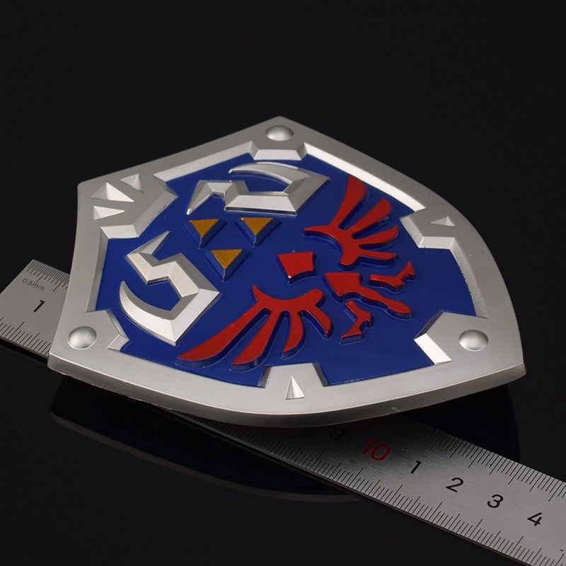 塞尔达传说王国之j泪游戏周边大号12CM海利亚盾牌众神的三角力量