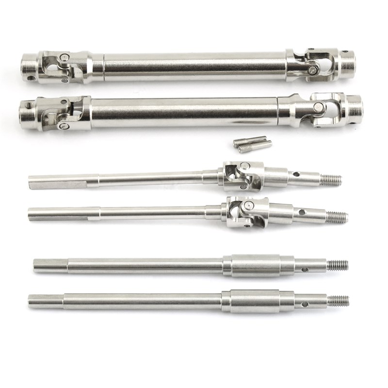 1:10FMS探险家 大奇 升级件金属前后传F动轴  后桥轴 CVD 转向拉