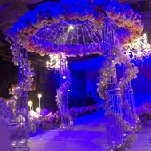 欧式 蒙古亭 铁艺 4柱蒙古包 婚礼幸福花亭 6柱蒙古包 新婚庆道具