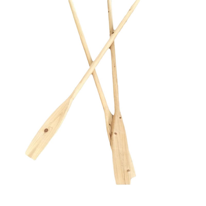 划桨旱船舞台船桨划水游戏装饰原木桨板划船道具木船景区配件