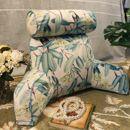 床头靠枕靠垫大靠背床上软包看书孕妇老人高级单人圆柱护颈护腰垫