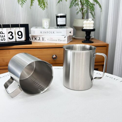 18/10不锈钢量杯厨房刻度杯E家用烘焙打蛋杯子料理杯计量杯