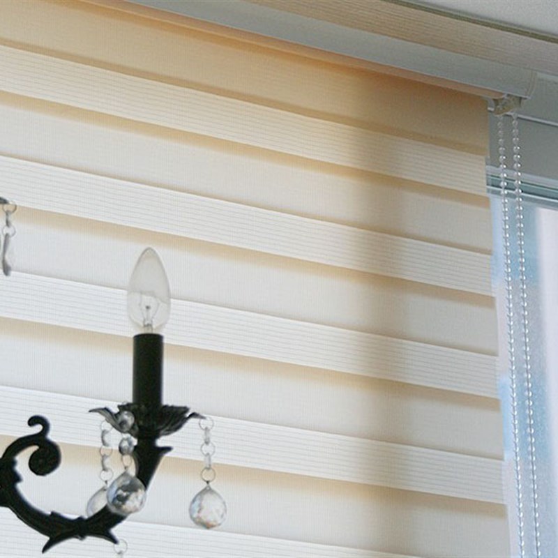 柔纱帘百叶窗帘卷帘双层加厚香格里拉遮光卧室卫生间办公室免打孔