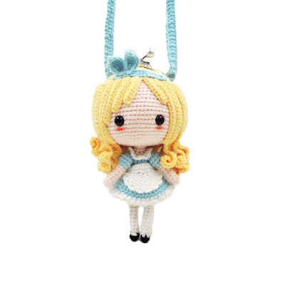 卡通口金包手工毛线diy钩针编织毛线包包婴儿手编奶棉线材料包