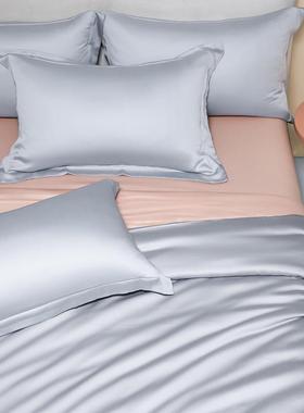 夏季轻奢睡天丝裸被套x单宿舍单人丝滑冰丝被罩被件单1019250x200