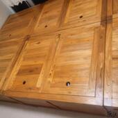 榻榻米潮排骨架箱透气实木NYT双体人床床箱收纳落全地式 排骨架