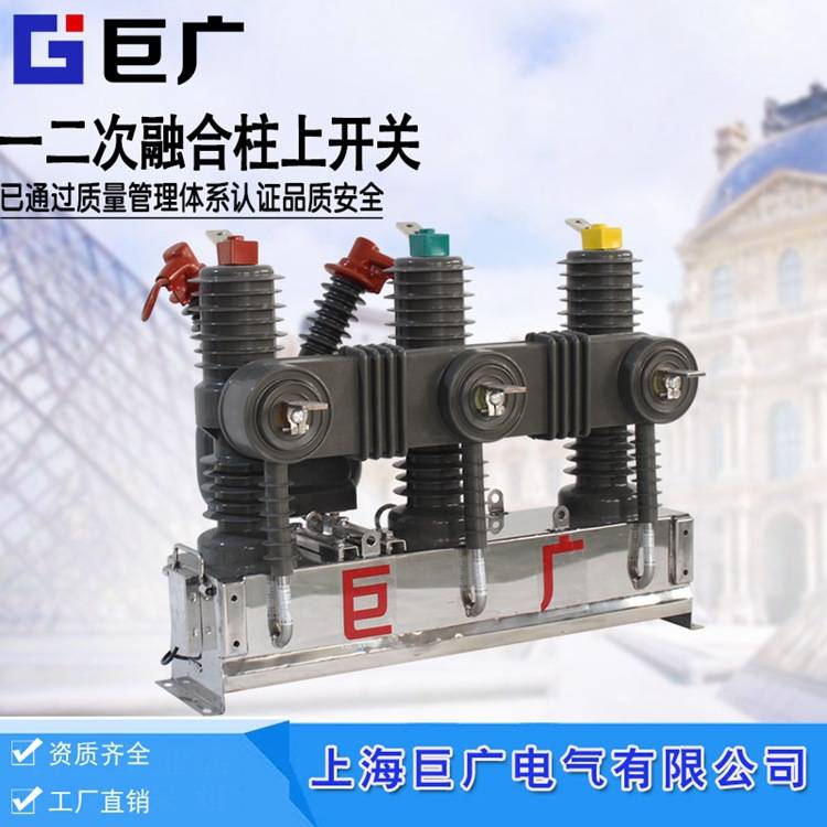 10kv高压真空断路器ZW32-12GF户外柱上智能开关一二次融合看门狗