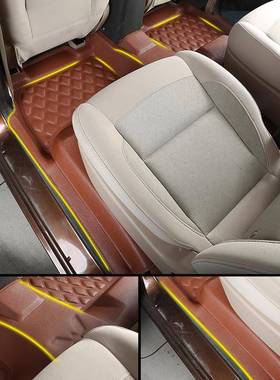 新宏脚垫五菱BWN宏光S7七座全包围汽车脚光垫双座层丝圈