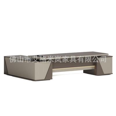 老板AJ801-32办公桌简约大气组合总裁公班台轻奢董长经理办单公室