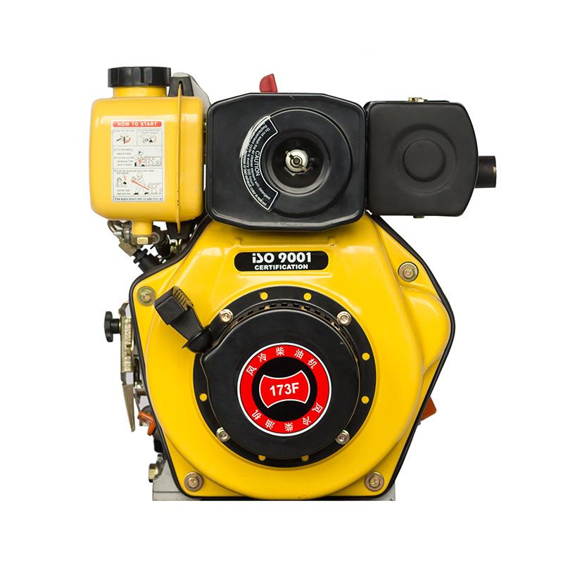 常州农用173柴油机风冷单缸5马力柴油压机DL173F（气泵动油空机柴