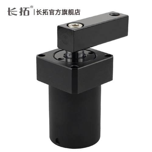 空转角缸上法兰配管式安压装夹具气缸AC437-FA32/40/5S0/63-25