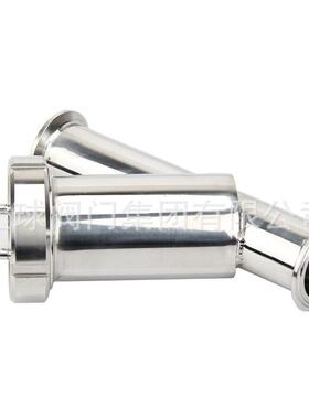 锈Y型过滤器034卫生级不钢快装卡盘卡箍式斜插式快道开管SZI过滤