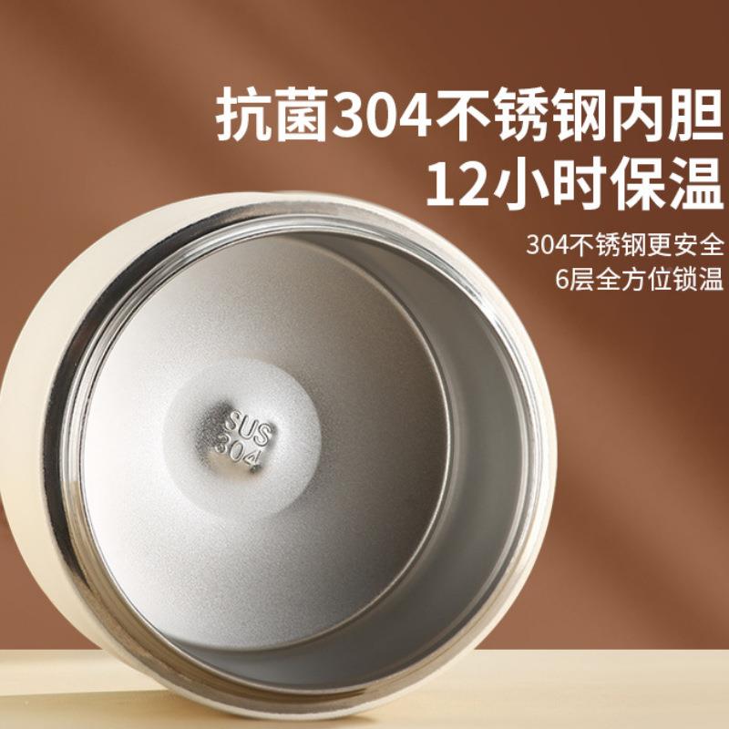 双层不温锈超钢长保饭盒便携FWO饭桶小型24小时上班族便当装汤带