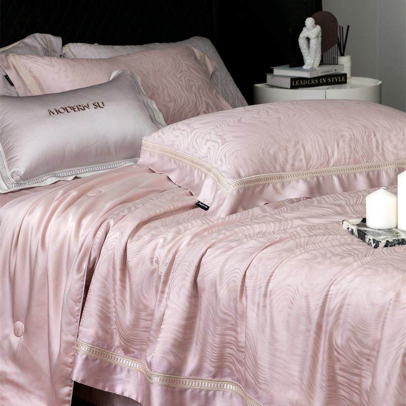 兰精天丝提花季刺Modern.s绣夏凉被丝子裸睡滑蚕丝夏薄被被芯美式,床上用品,化纤被,淘宝优惠券,粉丝福利购,淘宝优惠卷