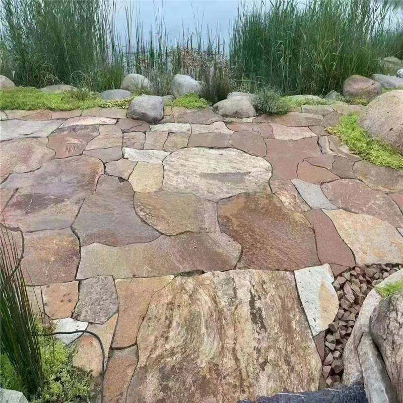 冰裂纹网贴石庭院道路不规则文化853石可多规格青石板切石割防滑,家装主材,仿古砖（包括文化石）,淘宝优惠券,粉丝福利购,淘宝优惠卷