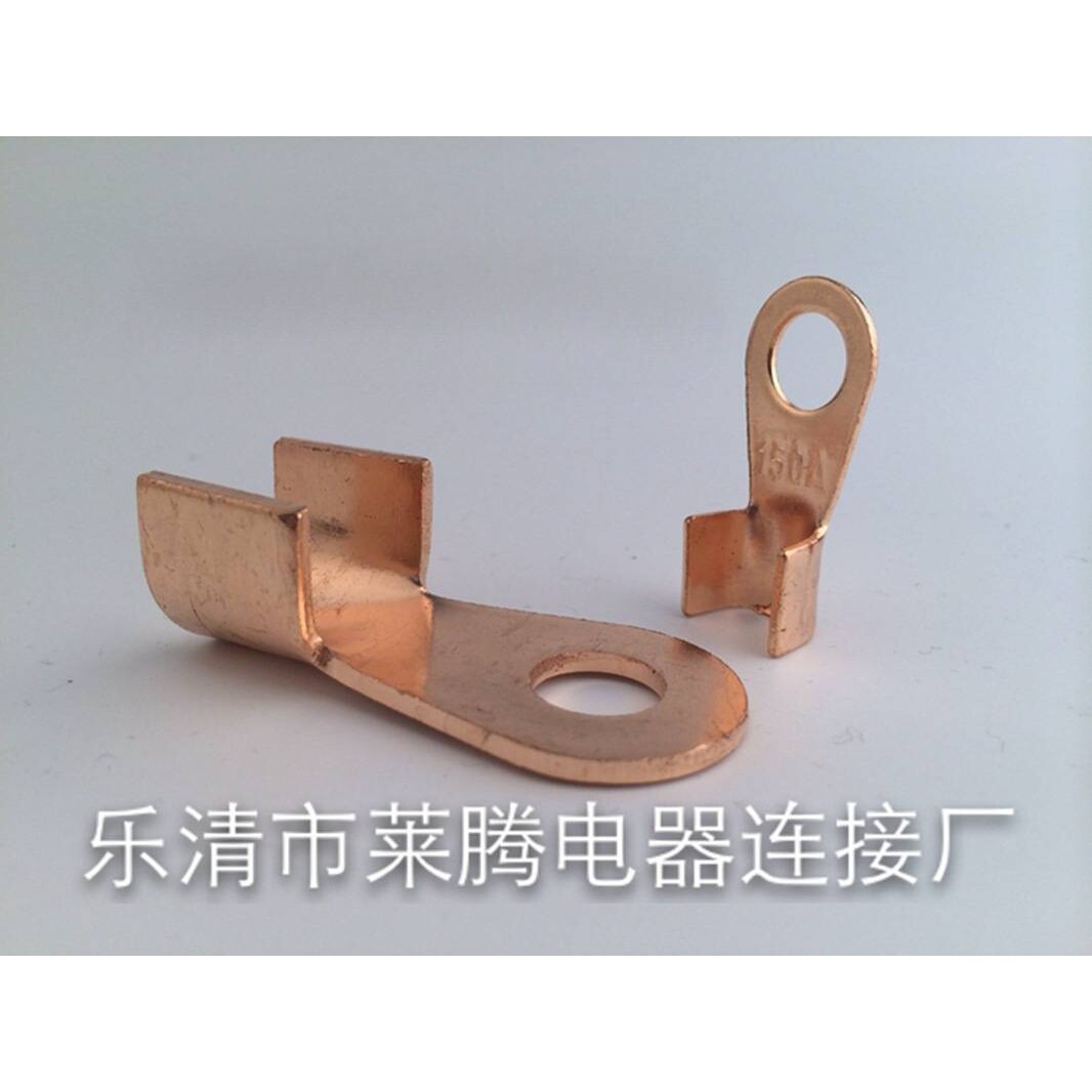 铜开口接线端子 接线鼻 开口鼻冷压端子线鼻子铜鼻OT-100A