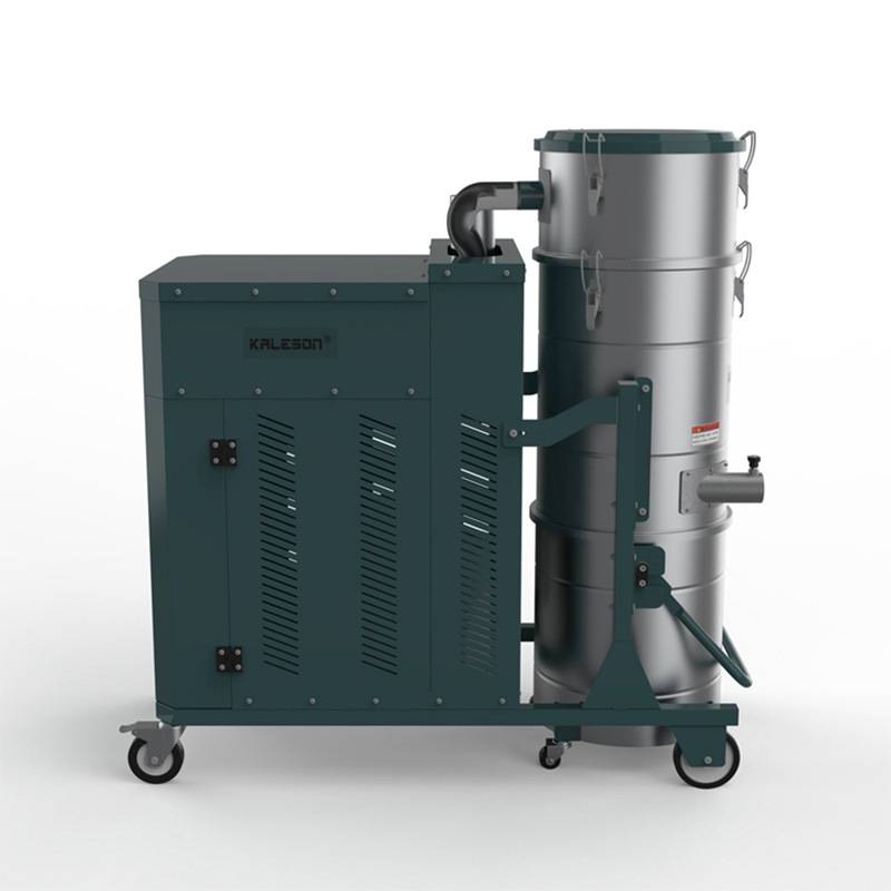 克莱森QM11-120L上下桶自动脉冲反吹滤芯清灰11KW三相工业吸尘器