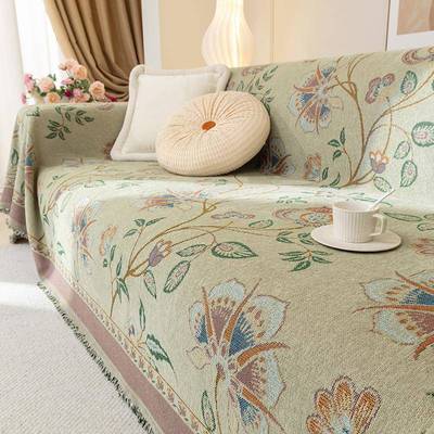 沙BOI2发发盖布复轻奢四季通用沙发巾感全包沙套古罩025新款