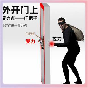 堵门?阻门器小偷独居女生?挡防盗防外开门入户门家用W18