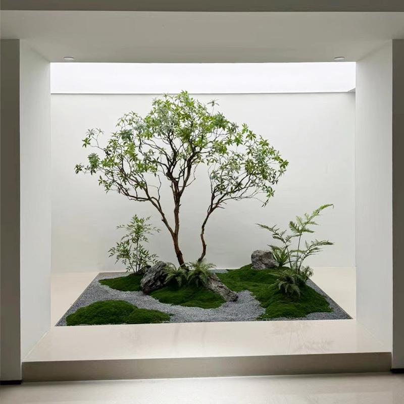 12121212马醉木仿组真绿植室内橱窗造景装饰树植物大树型假楼梯天