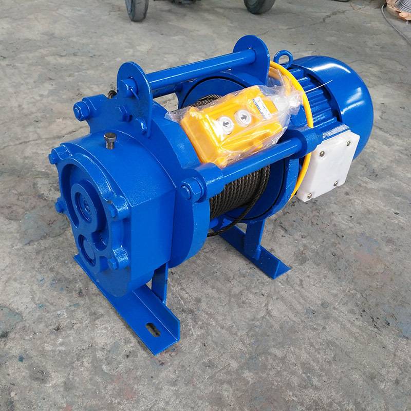 220V家用多功能电动提升机葫芦建筑卷扬机小型物料吊运机起重葫芦