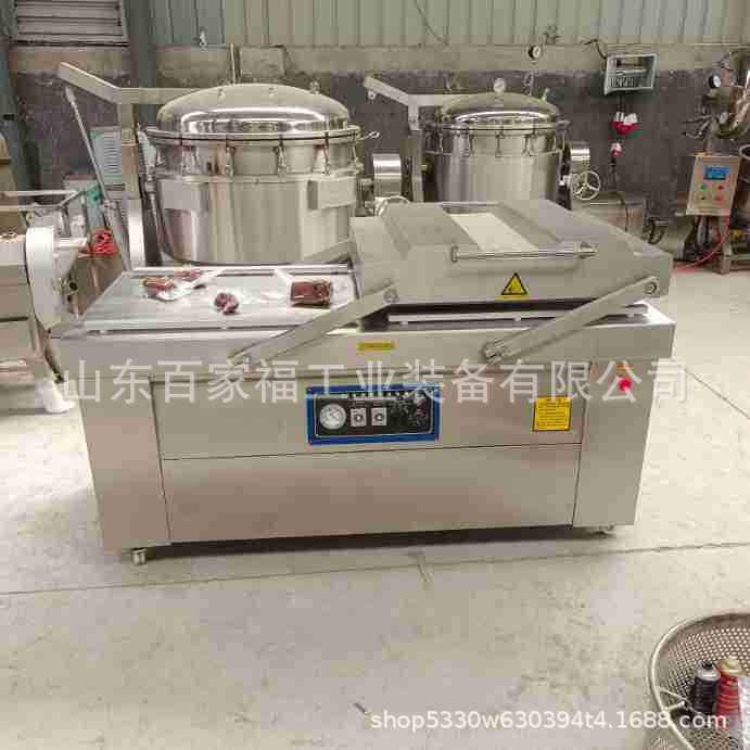 鸡翅粽子商用封口机卤猪蹄卤肉不锈钢包装设备摆盖式真空包装机