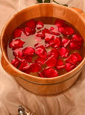 香木TXK泡脚木桶家用脚盆足柏浴木桶双人洗脚桶洗大脚木桶疗木桶