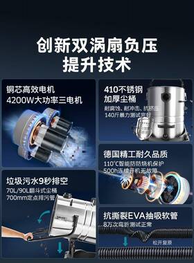 吸国卡赫德吸尘器工业用厂车间粉尘大功率大力商用工IVT吸尘机NT